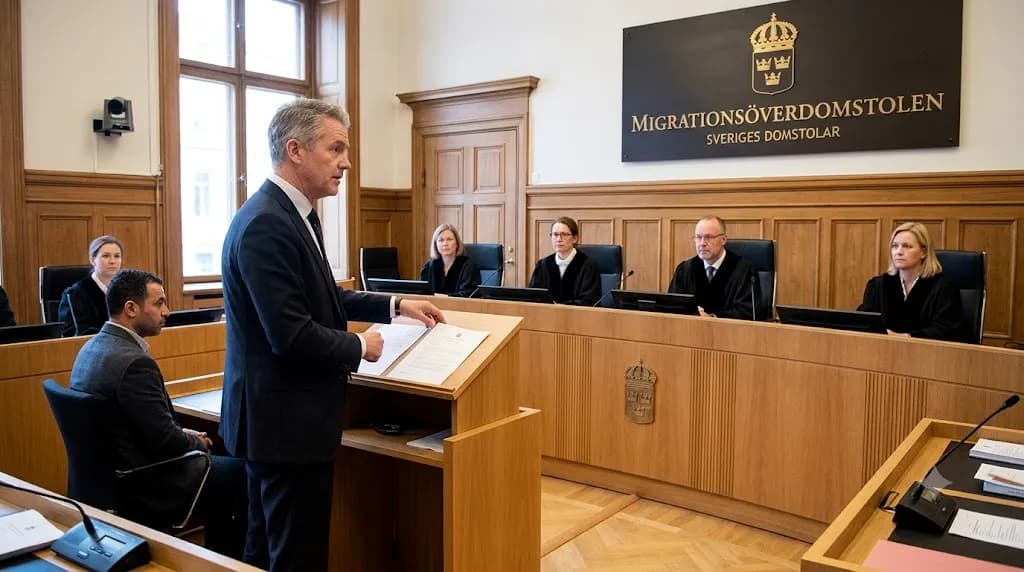 Förhandling i Migrationsöverdomstolen, Sveriges Domstolar